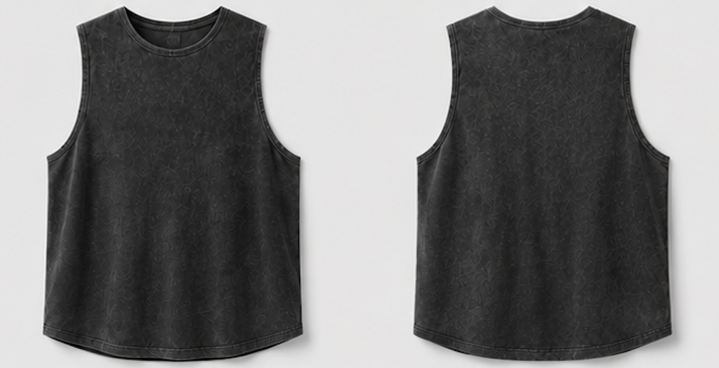 Tank Top washed Black – no logo