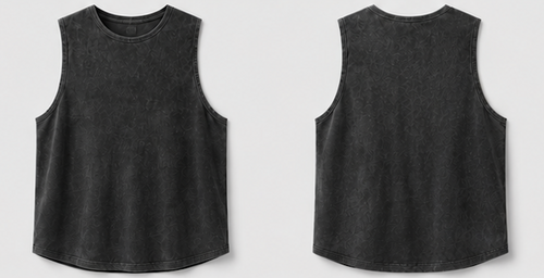 Tank Top washed Black – no logo